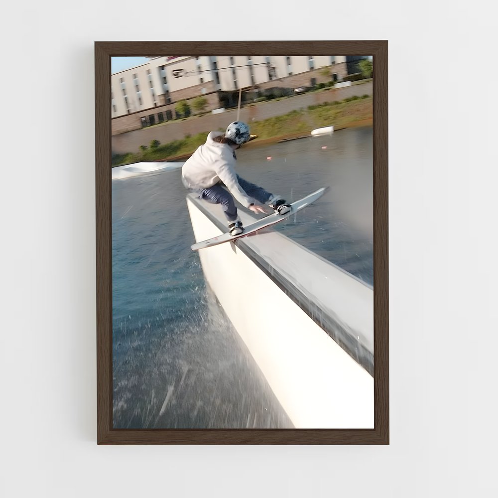 Poster Wakeboard Extrême – affiche Wakeboarding (vue 5)
